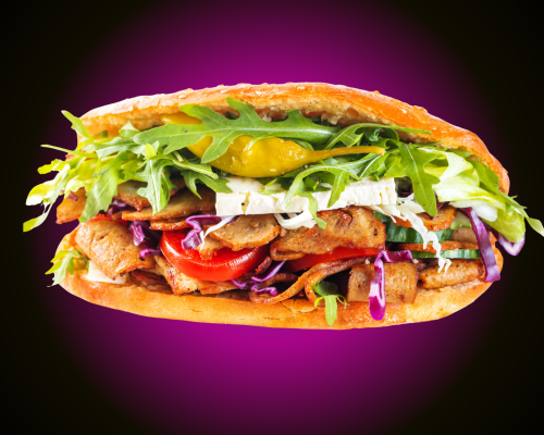 Käse Döner im Tasche