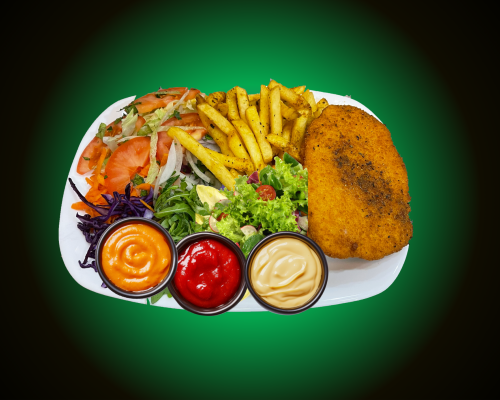 Schnitzel Teller